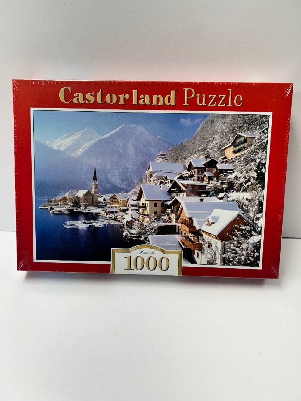 Sealed Casterland 1000 Piece Puzzle Hallstatt Austria Evangelical Church Alps
